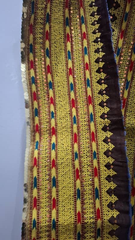 Pathan Hand Made sleeves and Daman 1