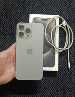 iphone 15 pro max 256gb JV Natural Titanium (Canada Model)