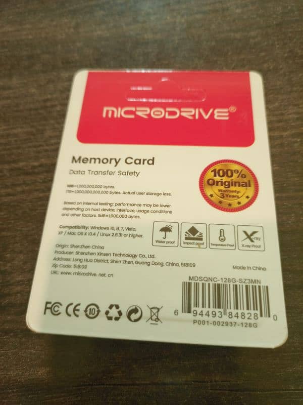 Microdrive SD memory card 128 GB 1