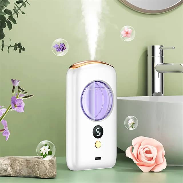 Automatic Aromatherapy Diffuser, Rechargeable Essential Oil Diffuser, 16