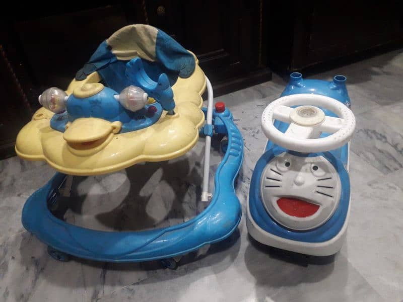 kids car and Walker for sale 0