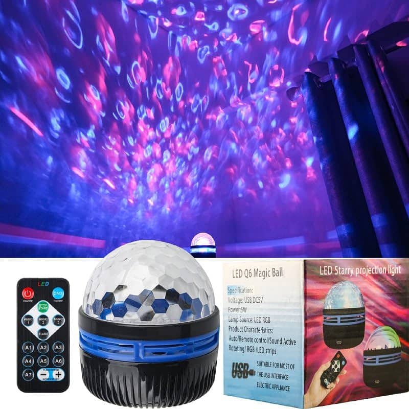 Multifunctional Crystal MagicBall StarProjector NightLight Galaxy Lamp 13