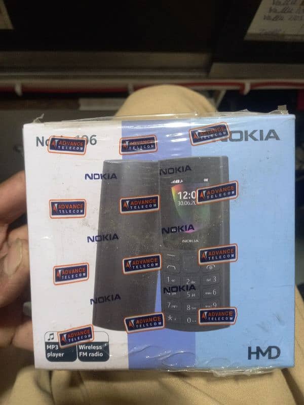 Nokia 106 new model  box pack original  my contact 03074974805 4