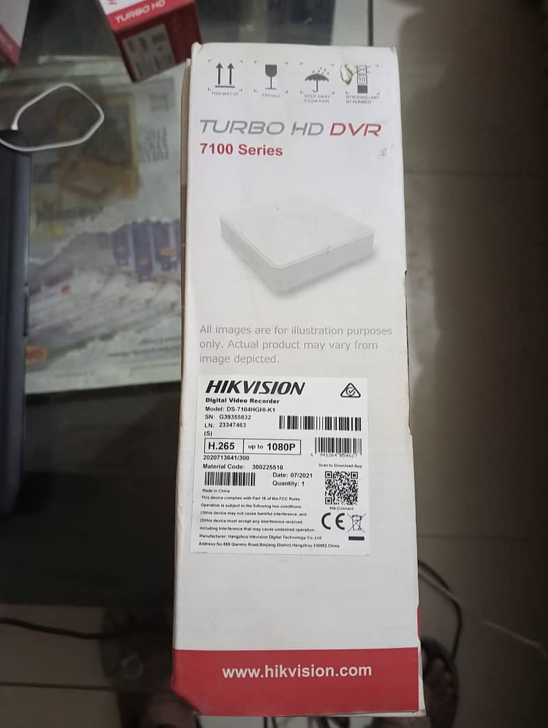 Two CCTV Used Hikvision 2MP Analogue camera DS-2CE16D0T-EXIPF 1080P 4