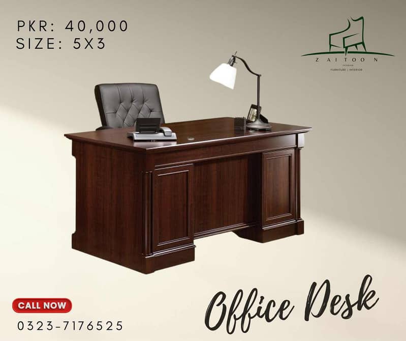 Executive Office Desk 3