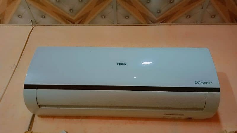 Haier DC inverter 1.5 ton urgentsale sameas new slightly 3 months used 0