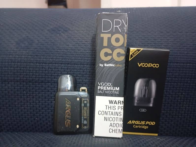 Argus vape with 2 Cartridges Slightly Used 0