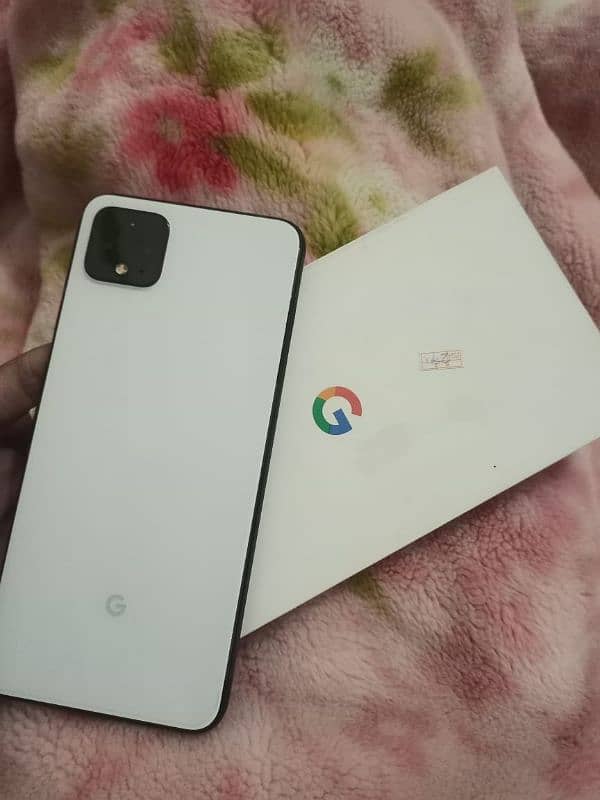 3day use only google pixel 4xl 6 128 with box 0