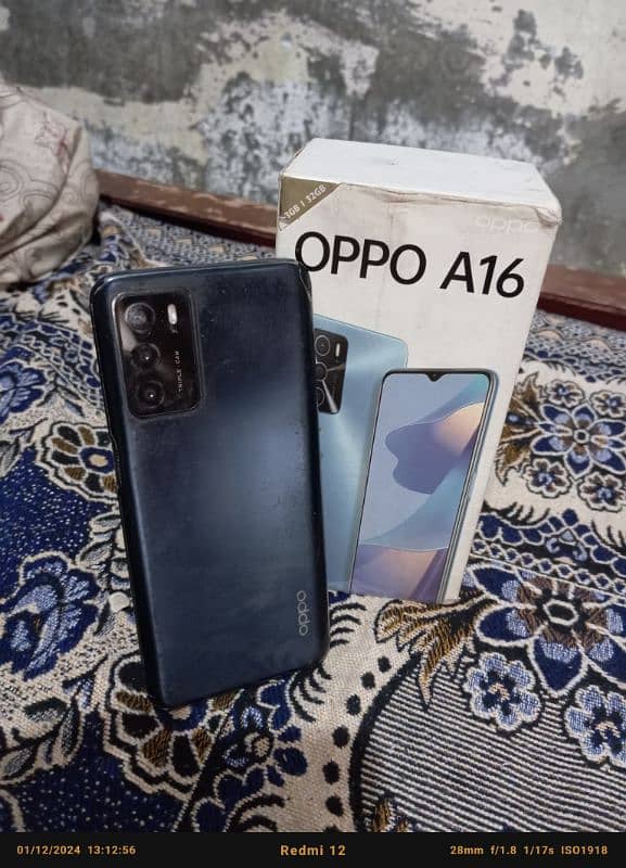 oppo a16 box and charger 8