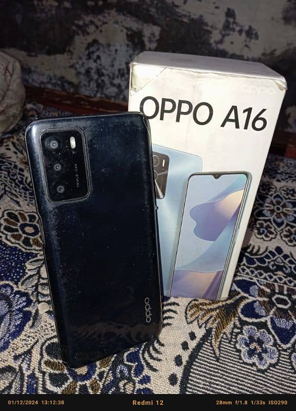 oppo a16 box and charger 11