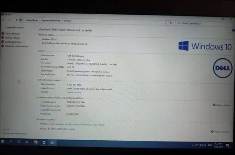 Dell Core i-3 (3rd Generation) Laptop Rs 25000 for sale 5