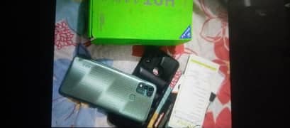 Infinix hot 11 play with box argent sale