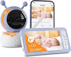 BOIFUN 5-Inch Baby Monitor with WiFi1080p Baby Monitor with 2-WayAudio