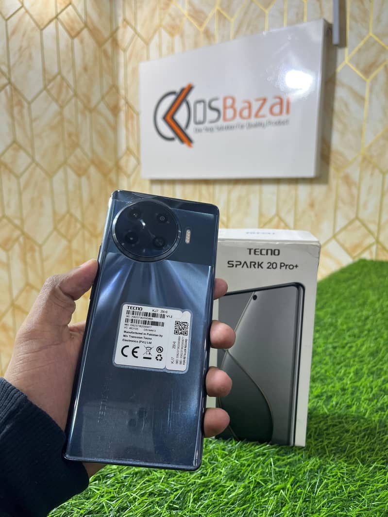 Tecno Spark 20 Pro Plus  With Box & Charger 7 Months Warranty 0