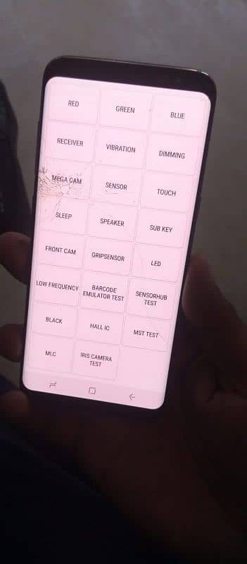 Samsung galaxy S8 original penal  he bs 10 by 10 all okay 1