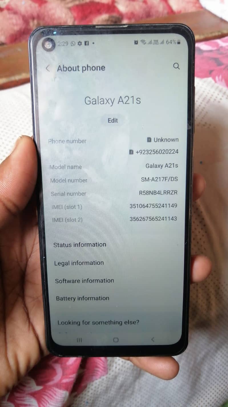 Samsung a21s 4 64.10 10 2