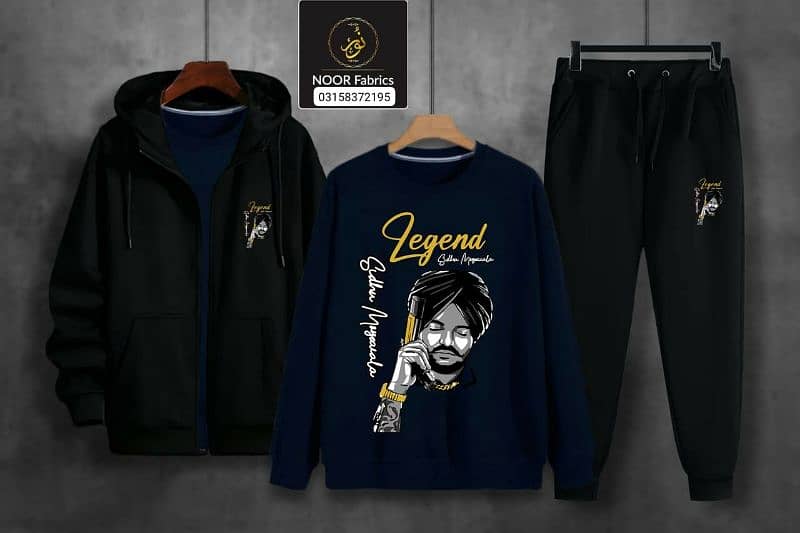 Winter Collection Sidhu Moosewala 3 in 1 Complete Tracksuit 0