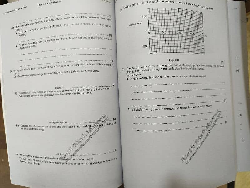 Read and write O level physics paper 2 5054 1