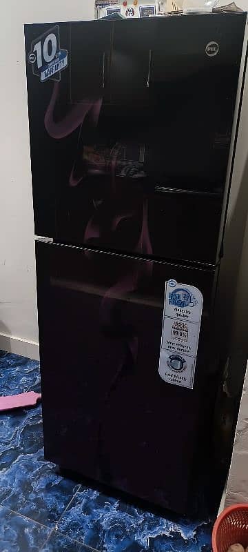 pel glass door purple blaze small refrigerator 0