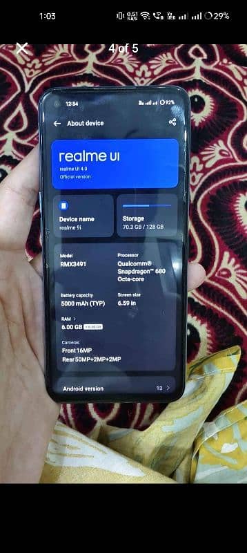 Realmi 9i 6+6/128 2