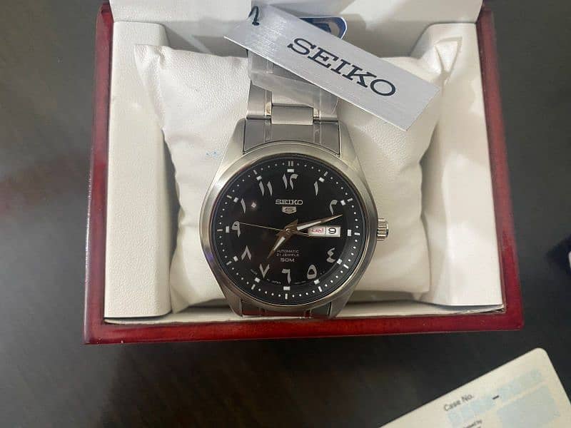 Seiko 5 Automatic black 0