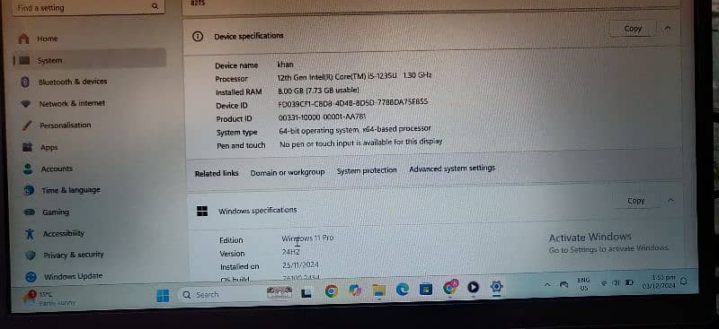 Lenovo Ideapad 3 - i5 12th Gen - 8/256 6