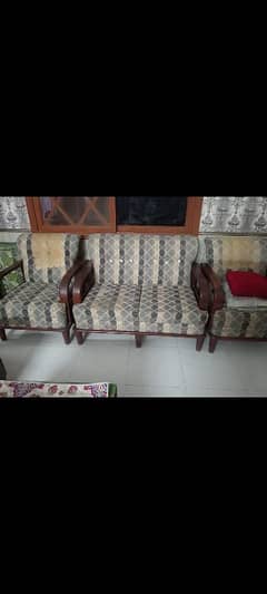 4 seater furnished sofa set