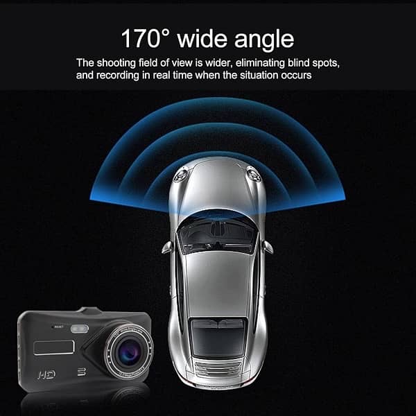 1080P Dual Lens 4 Inch IPS Touch Screen, 170 Wide Angle Car DVR 10