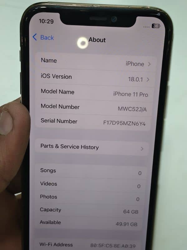 iphone 11 pro 64 gb pta Approved 3