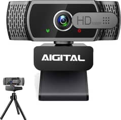 Aigital Webcam with Microphone, HD 1080P Computer Camera 7999