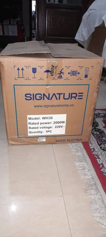 SIGNATURE WH 30 Litre Semi Instant Electric Gyser / Heater 1