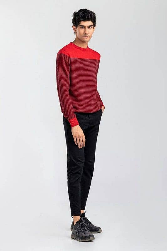 Sweater for men red colour with premium quality 5