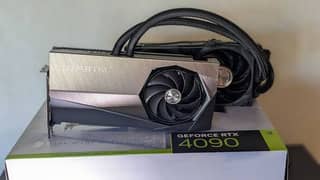 MSI suprim liquid X Rtx 4090 lush with full box