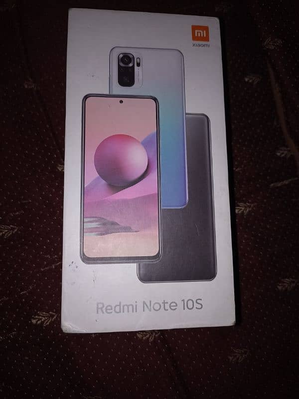 REDMI NOTE 10s box and mobile no charger seald mobile ad read karein 0