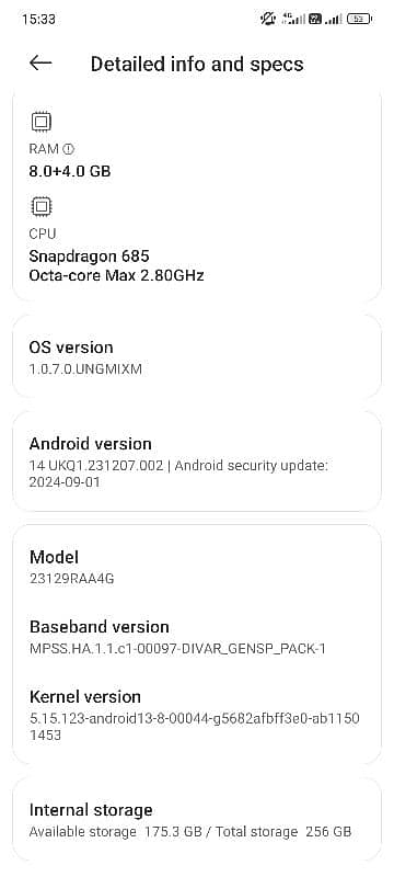 redmi note13 8+4/256 2