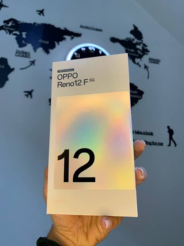 oppo reno 12f 5g just open box 1