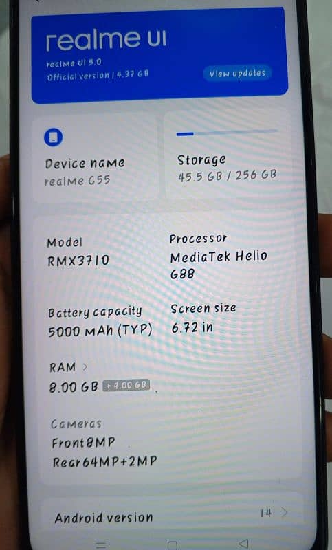 realme c55 (8+4 256gb) 7