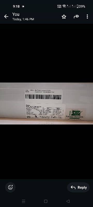 Haier DC inverter 1.5ton 4