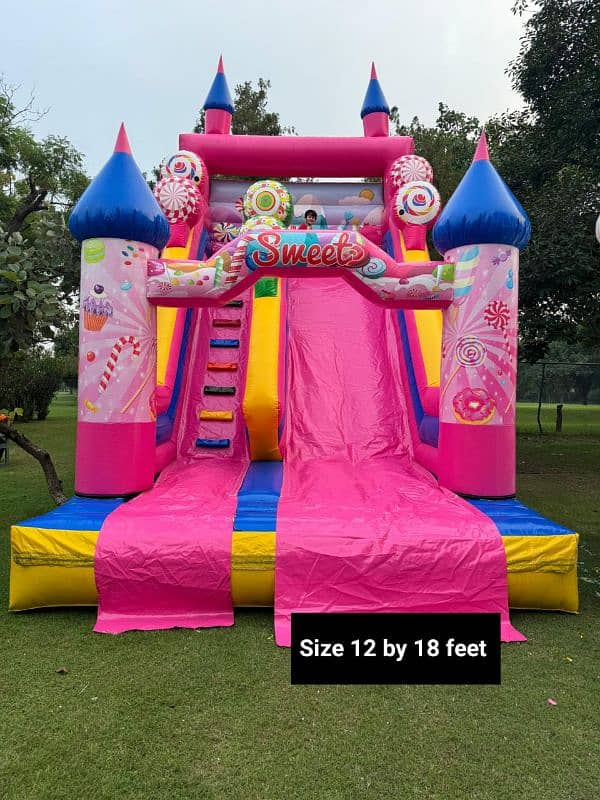 Jumping castle on Rent cotton candy Pop corn balloon'Decor 03324761001 0