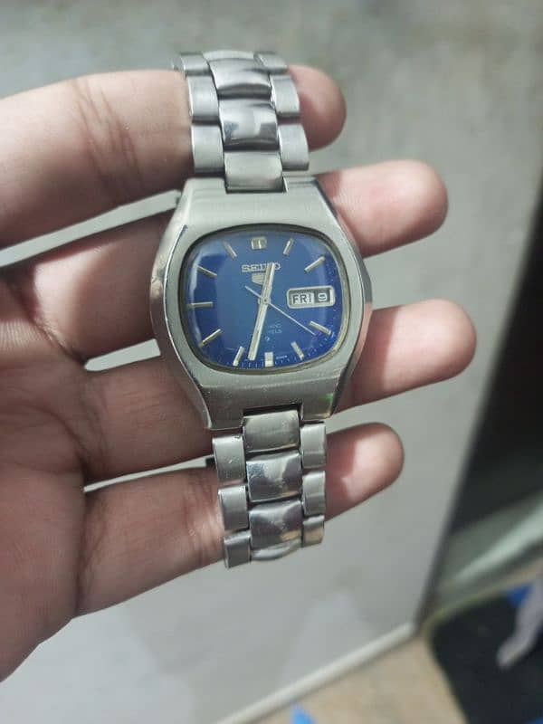 Vintage Seiko Automatic 6319-5010 Blue Dial 1