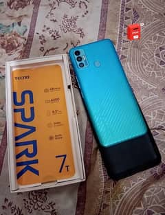 Tecno Spark 7t 4/64 with box sealed sett