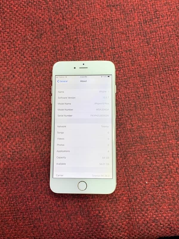 iphone 6plus PTA APPROVED 64gb 3