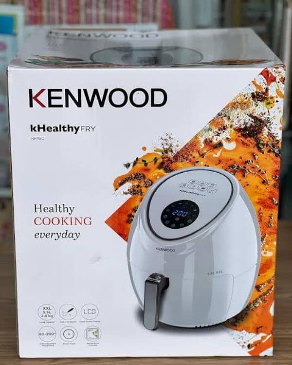 Kenwood - 5.5 Litre kHealthy Fry XXL Digital Air Fryer - HFP50 . . . 0