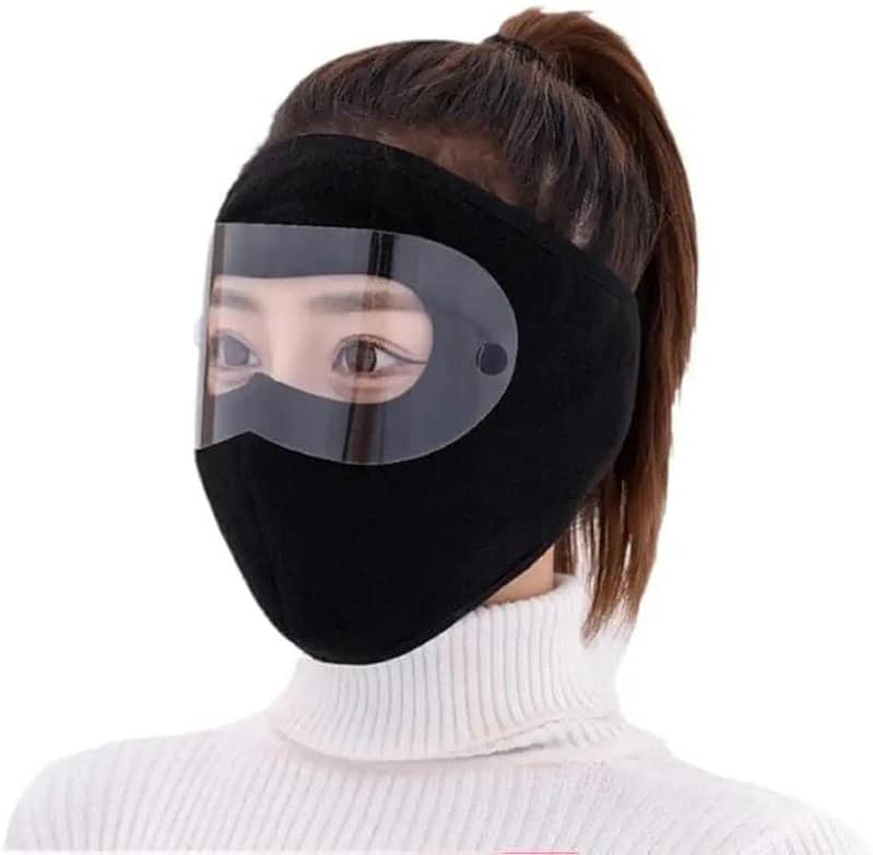 Windproof Anti Dust Full Face Masks Cycling Ski Breathable Masks Eye H 1