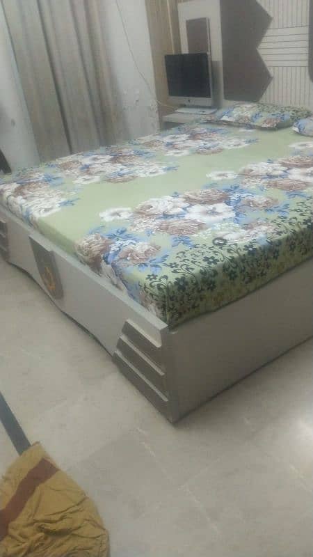 bed with side tables and mattress 3