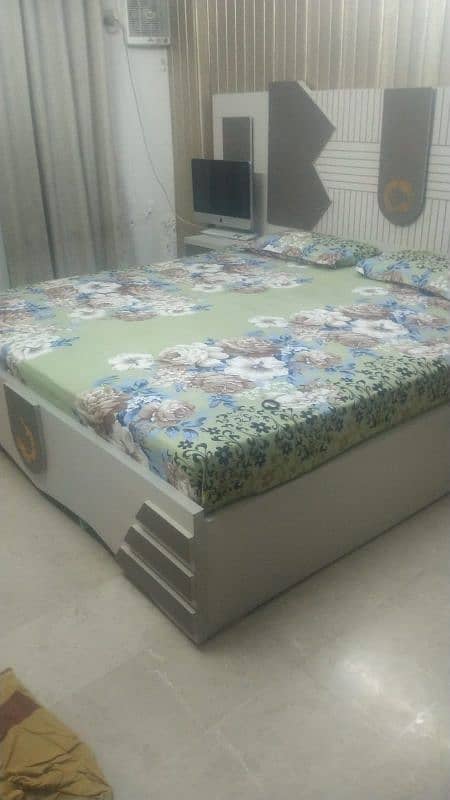 bed with side tables and mattress 4