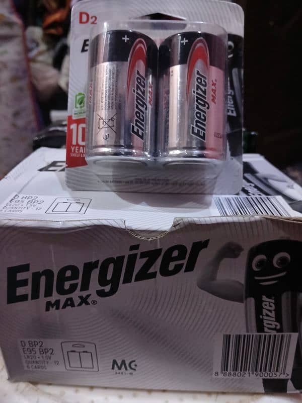 Energizer Max D size Cell 0