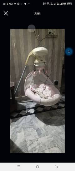 baby electrical light and musical swing