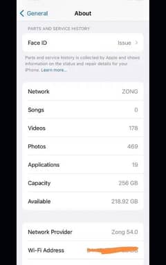 Iphone X 256GB PTA APPROVED