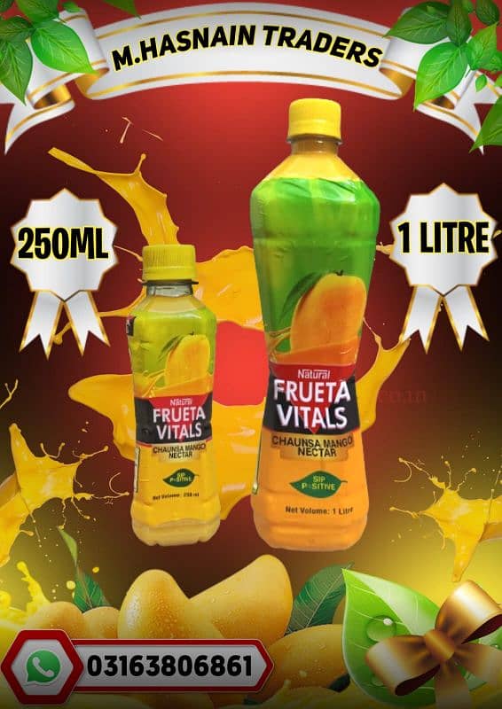 Natural Frueta Vitals Mango Flavor Drink (Pakistani Product) 0